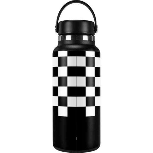 Checkerboard Split Hydro Flask 32oz Wide Mouth Skin